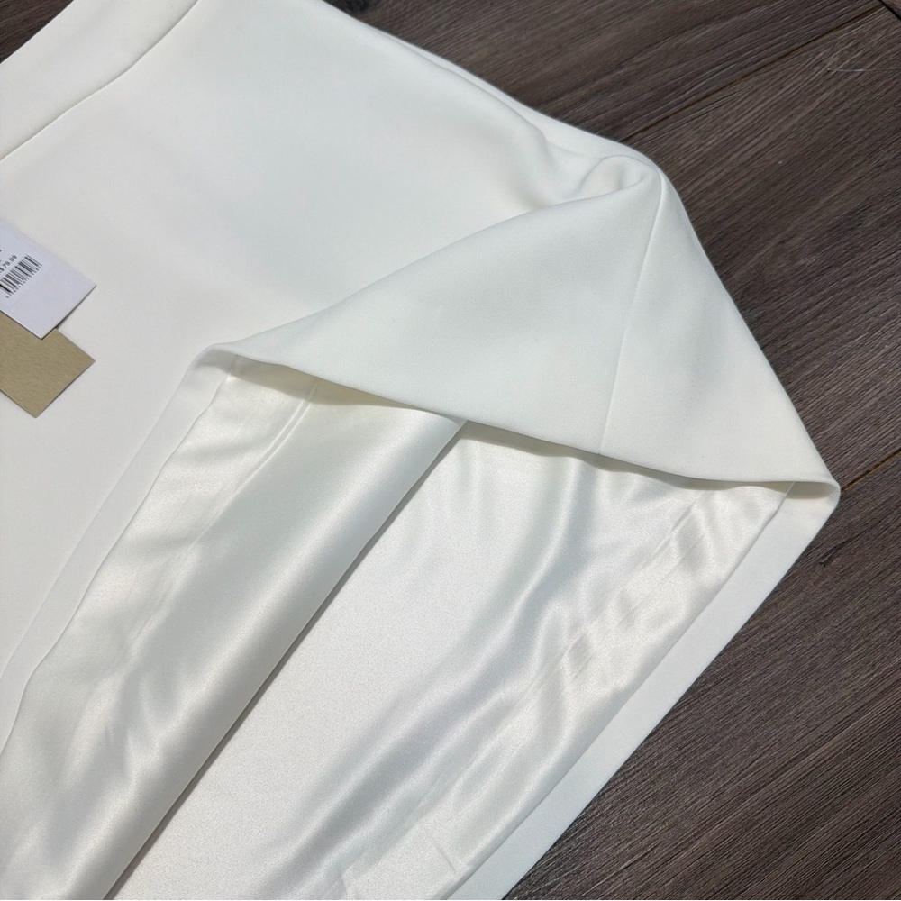 EVER NEW White Mini Skirt with Clean A-Line/ BRAND NEW - Picture 7 of 8